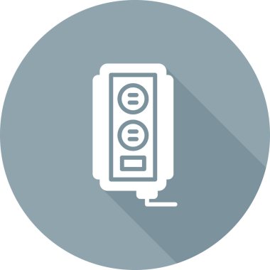 Güç simgesinin vektör illüstrasyonu