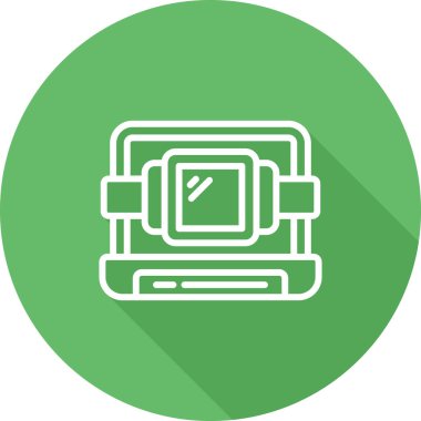 Yazıcı simgesi, vektör illüstrasyonu