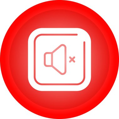 ses simgesi, vektör illüstrasyonunu kapat