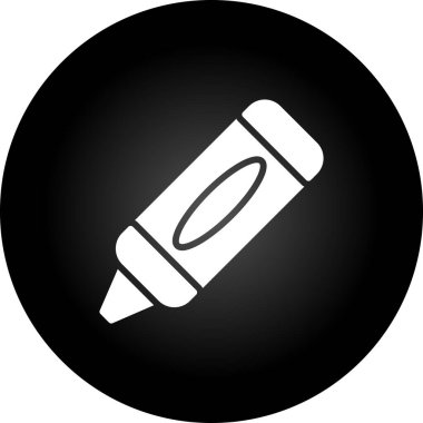 Kalem simgesi, vektör illüstrasyonu