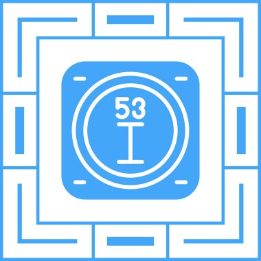 Modern bir simgenin vektör illüstrasyonu