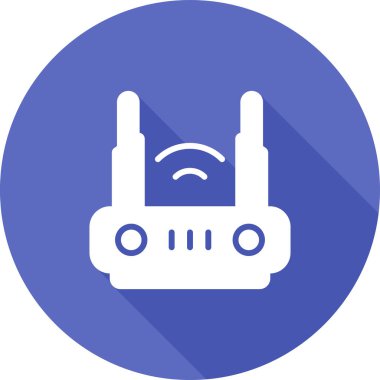wifi router simgesi web basit illüstrasyonuName