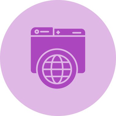 çamaşırhane ikonu vektör illüstrasyonu