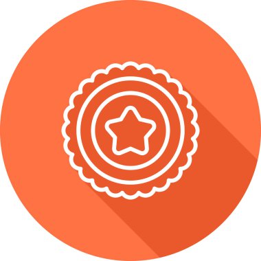 Yıldız simgesinin vektör illüstrasyon simgesi