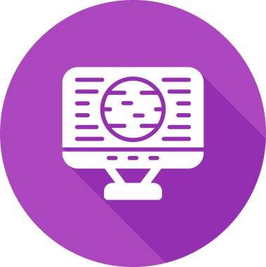 izleyici ikon vektör illüstrasyonu