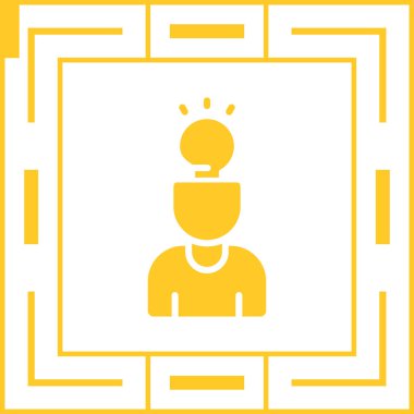 Bir kadın simgesinin vektör illüstrasyonu