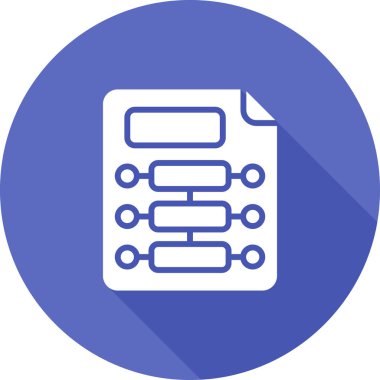 Sunucu. Web simgesi basit illüstrasyon