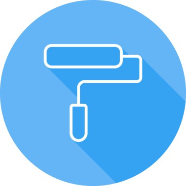 Fırça Vektörü Kabartma Simgesi Tasarımı