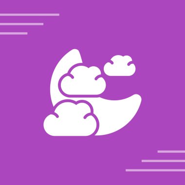 Bulutlu ay ve bulutlu