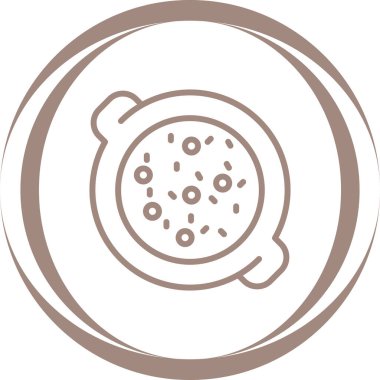 Gıda simgesinin vektör illüstrasyonu