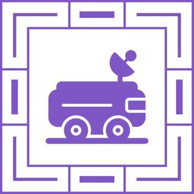 Kamyon. Web simgesi basit illüstrasyon