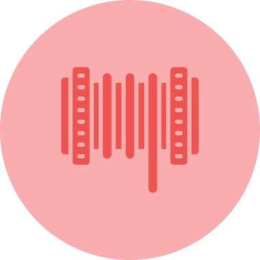 Müzik simgesinin vektör illüstrasyonu