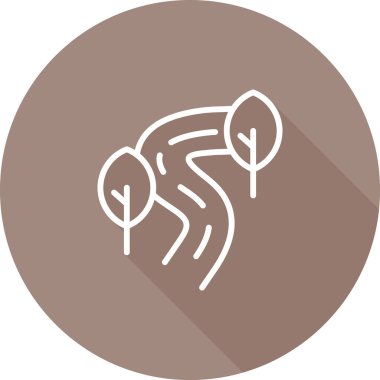 Bir kadın simgesinin vektör illüstrasyonu