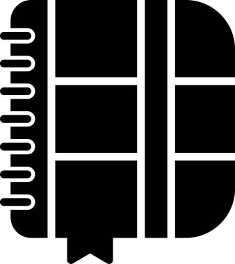 Ampul enerjisi simgesi ana hat biçiminde