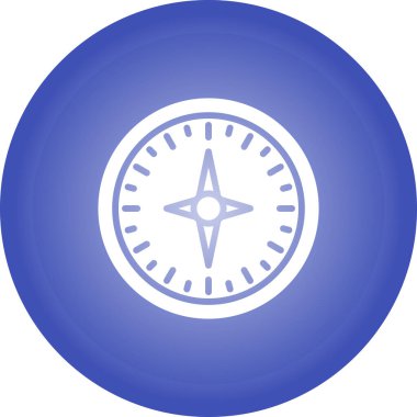 pusula simgesi, vektör illüstrasyonu