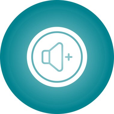 Eşsiz ses dalgası vektör simgesi