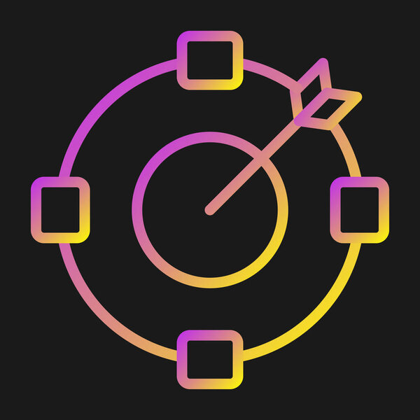 vector illustration of seo modern icon