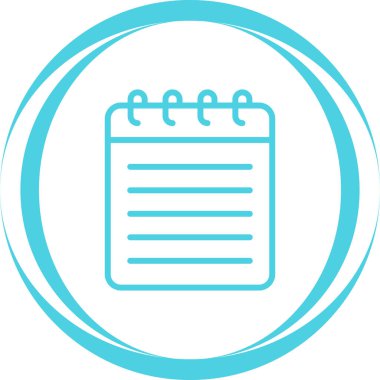 Takvim simgesinin vektör illüstrasyonu