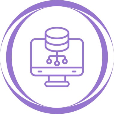 Modern simgenin vektör illüstrasyonu