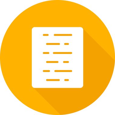 belge dosya simgesi düz biçimli