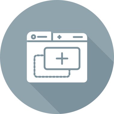 Modern b 'nin vektör illüstrasyonu