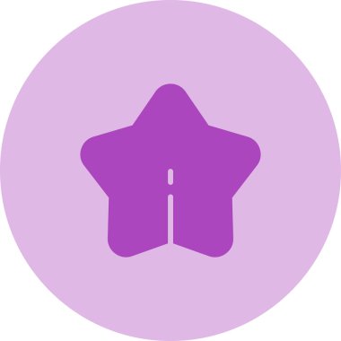 Yıldız. Web simgesi basit illüstrasyon