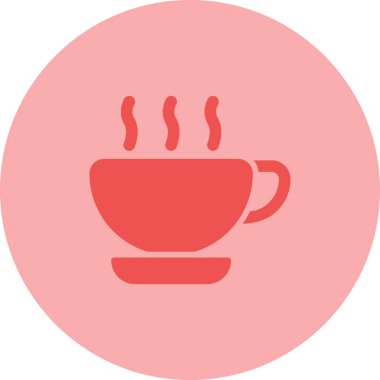 Çay. Web simgesi basit illüstrasyon