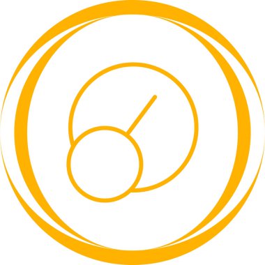 top yuvarlak simge sembolü