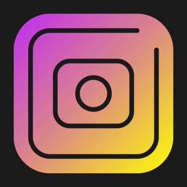 Güzel Kamera vektör satırı simgesi