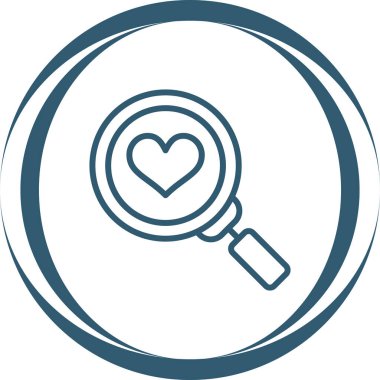 Büyüteç simgesi. vektör illüstrasyonu