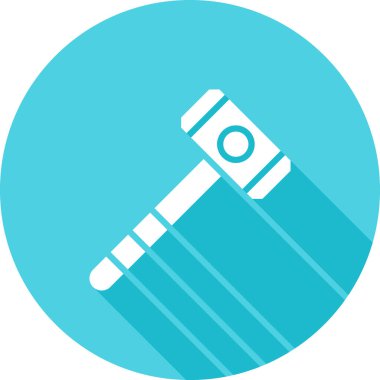 Tek bir izole simgenin vektör illüstrasyonu