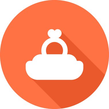 Alyans simgesi, vektör illüstrasyonu