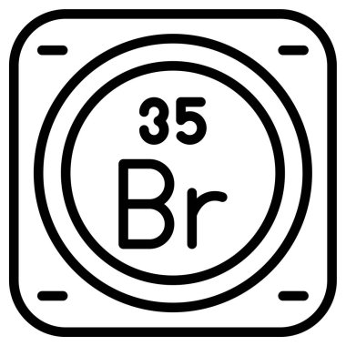 b 6 gazının vektör illüstrasyonu