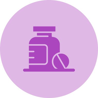 İlaç kutusu vektör simgesi