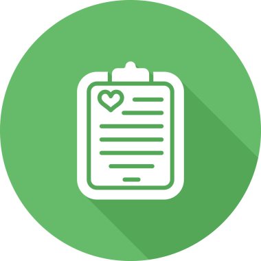 kontrol listesi kabartma renk simgesi