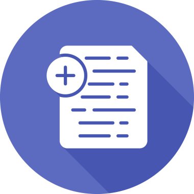 belge simgesi vektör illüstrasyonu