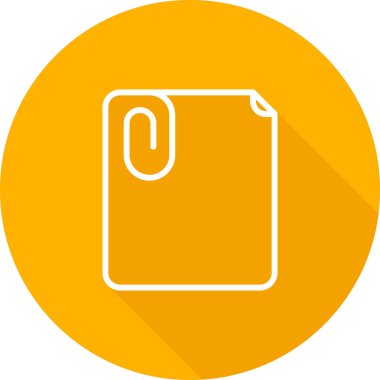 Dosya. Web simgesi basit illüstrasyon