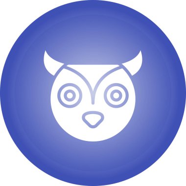 owl icon in trendy style isolated background