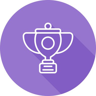 Kupa. Web simgesi basit illüstrasyon