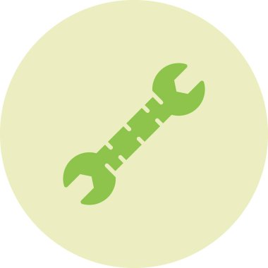 İngiliz anahtarı. Web simgesi basit illüstrasyon