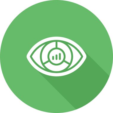 Göz simgesi vektör illüstrasyonu