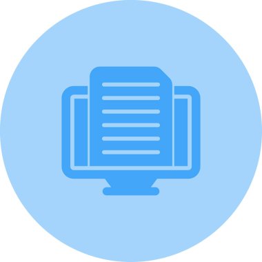 Kitap. Web simgesi basit illüstrasyon