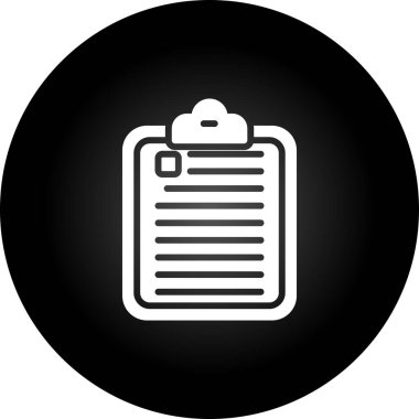 Belge. Web simgesi basit tasarım