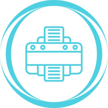 Sunucu. Web simgesi basit illüstrasyon