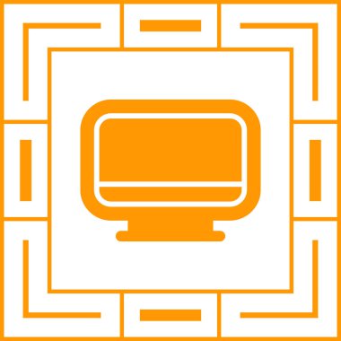 Bilgisayar web simge vektör çizim