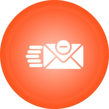 Zarf simgesi içeren posta. vektör illüstrasyonu