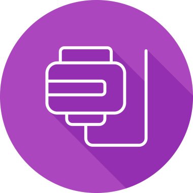 İş ikonu. vektör illüstrasyonu