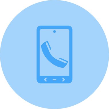 telefon web simgesi, basit tasarım