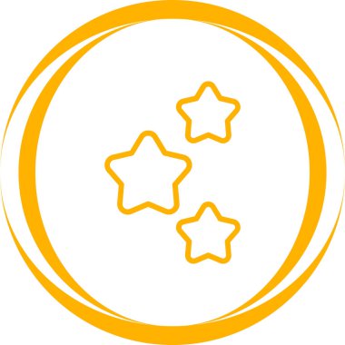 yıldız simgesi vektör illüstrasyonu