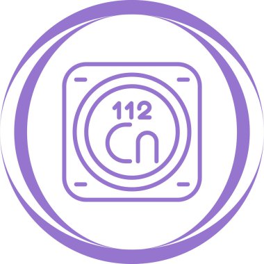 metal kimyasal element simgesi, basit satır biçimi